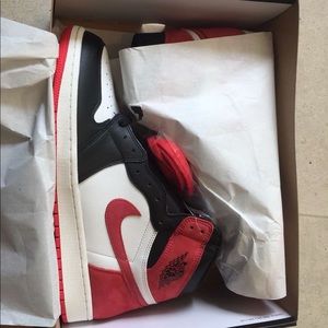 “Track Red” Air Jordan 1s